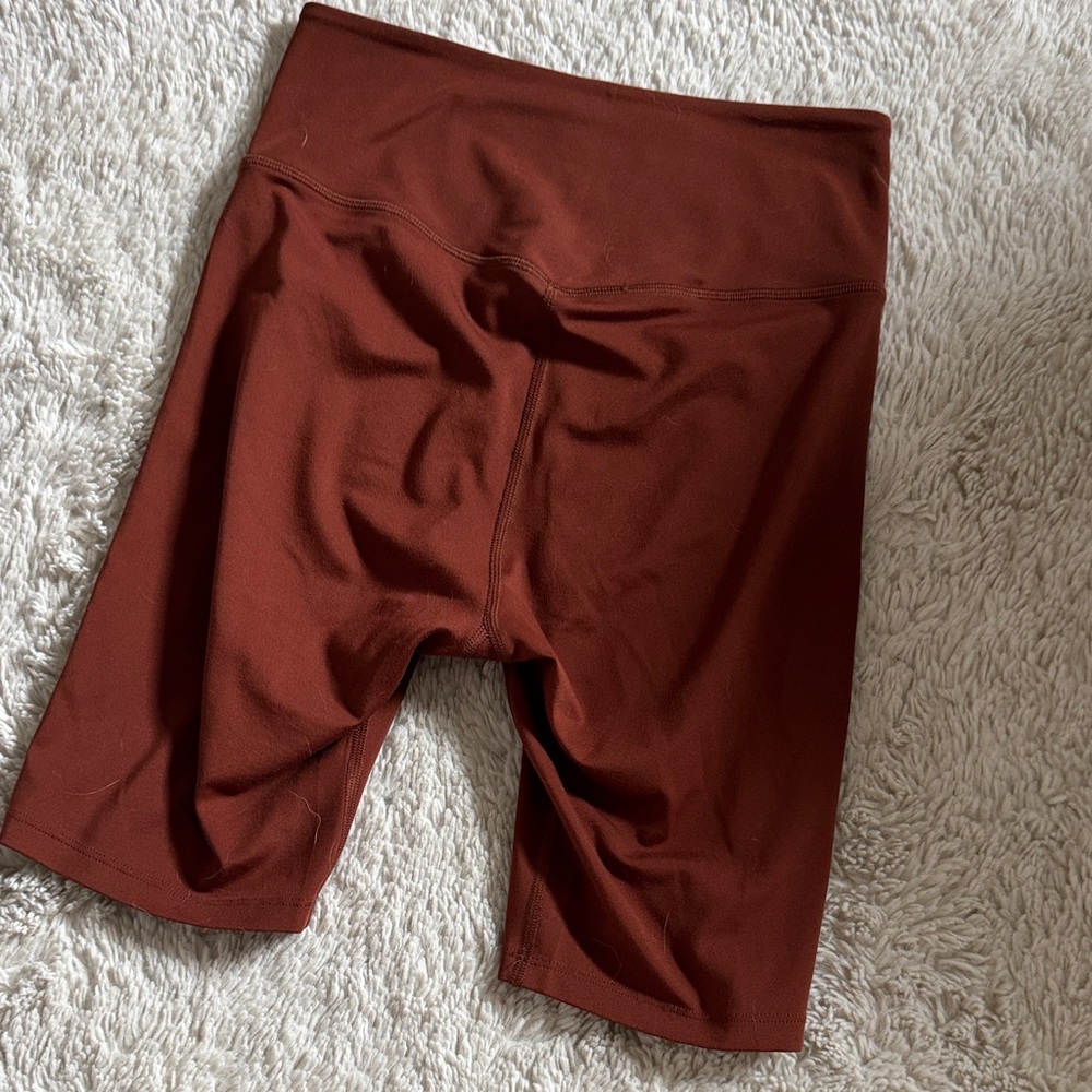 Girlfriend Collective Rust orange workout set - Picture 4 of 7
